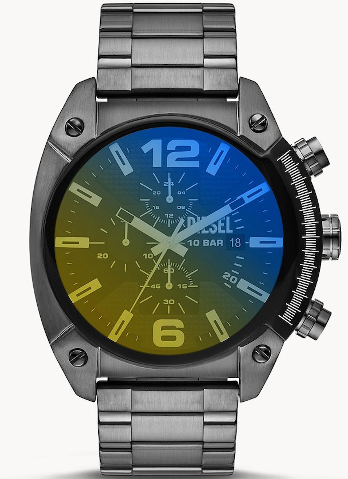 Diesel DZ4616 Takvimli 42 mm Çelik Kordon Analog Erkek Kol Saati