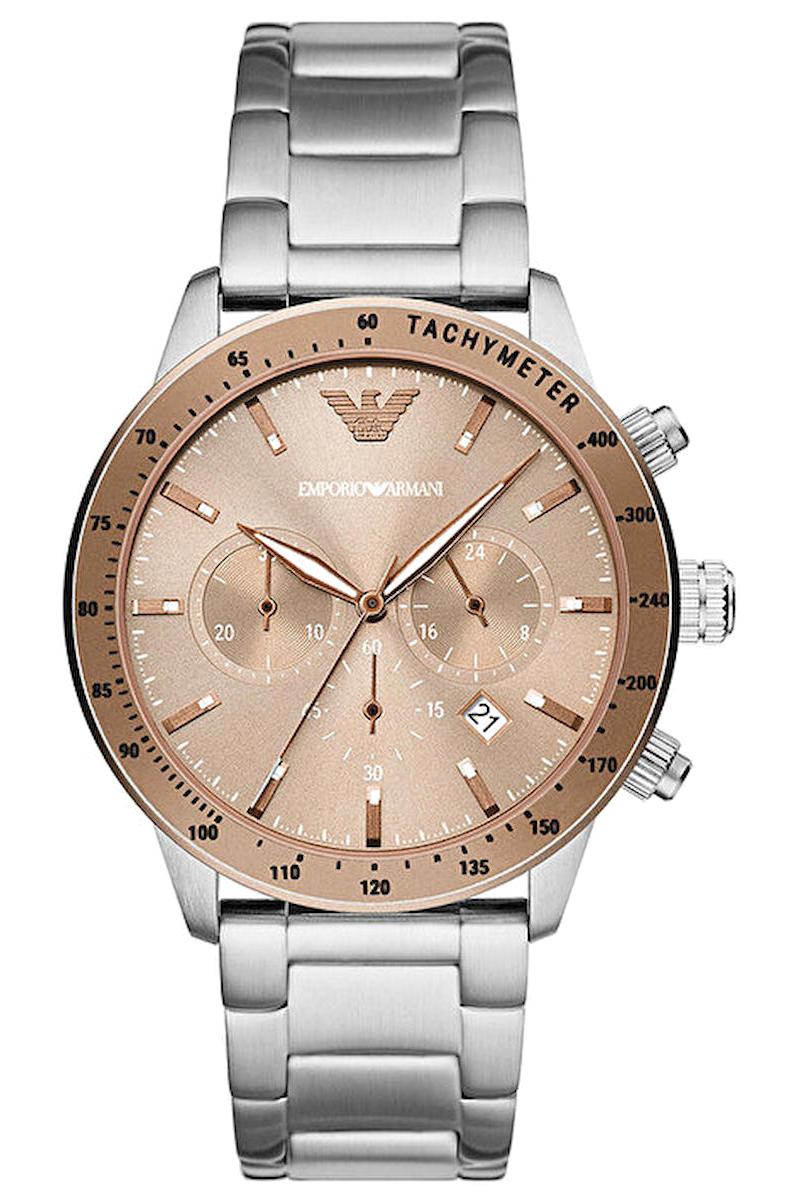 Emporio Armani AR11352 Takvimli 42 mm Çelik Kordon Analog Kol Saati