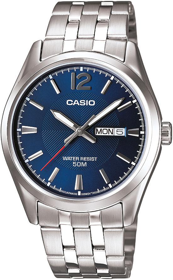 Casio MTP-1335D-2AVDF Takvimli 38 mm Çelik Kordon Analog Kol Saati