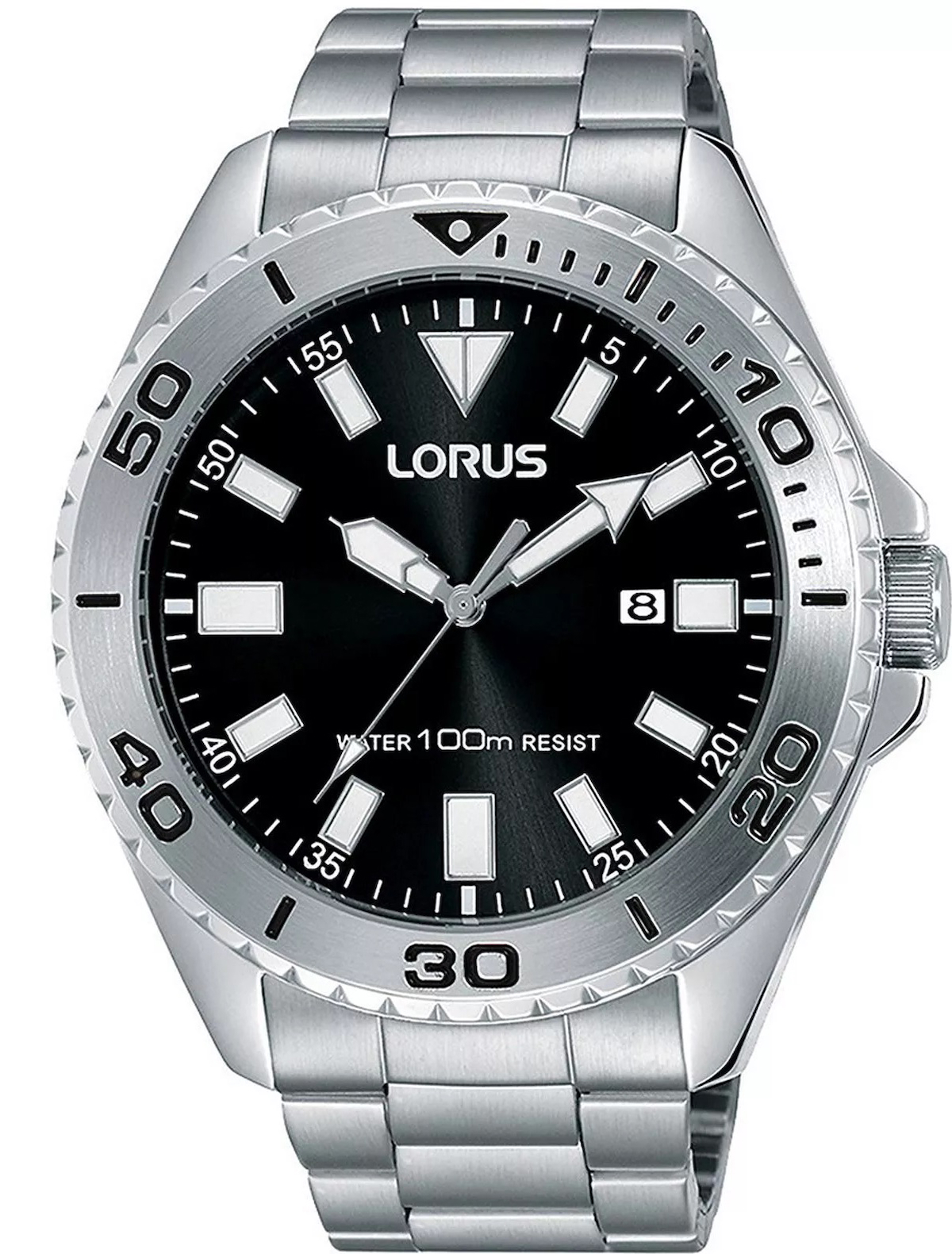 Lorus RH927RX9 Takvimli 44 mm Çelik Kordon Analog Erkek Kol Saati