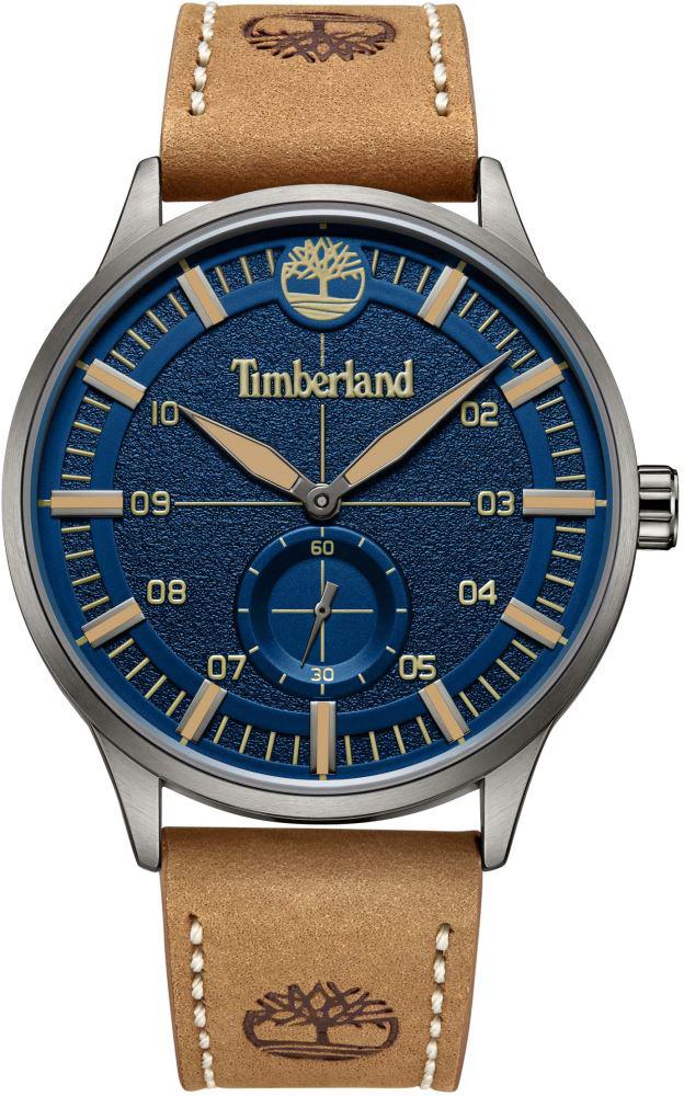Timberland TDWGA2181602 Takvimli 44 mm Kahverengi Deri Kordon Analog Kol Saati