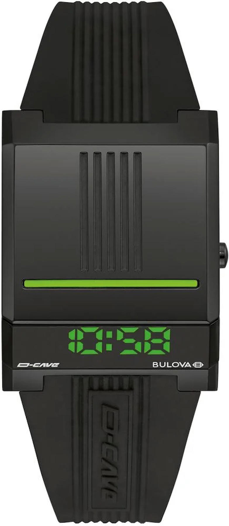 Bulova 98C141 Takvimli 31.1 mm Siyah Silikon Kordon Analog Kol Saati