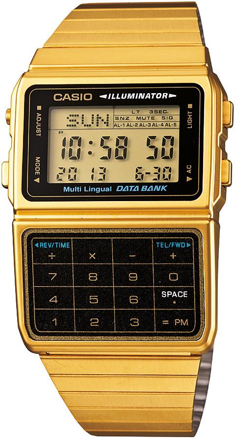 Casio DBC-611G-1DF Takvimli 33.1 mm Altın Çelik Kordon Dijital Kol Saati