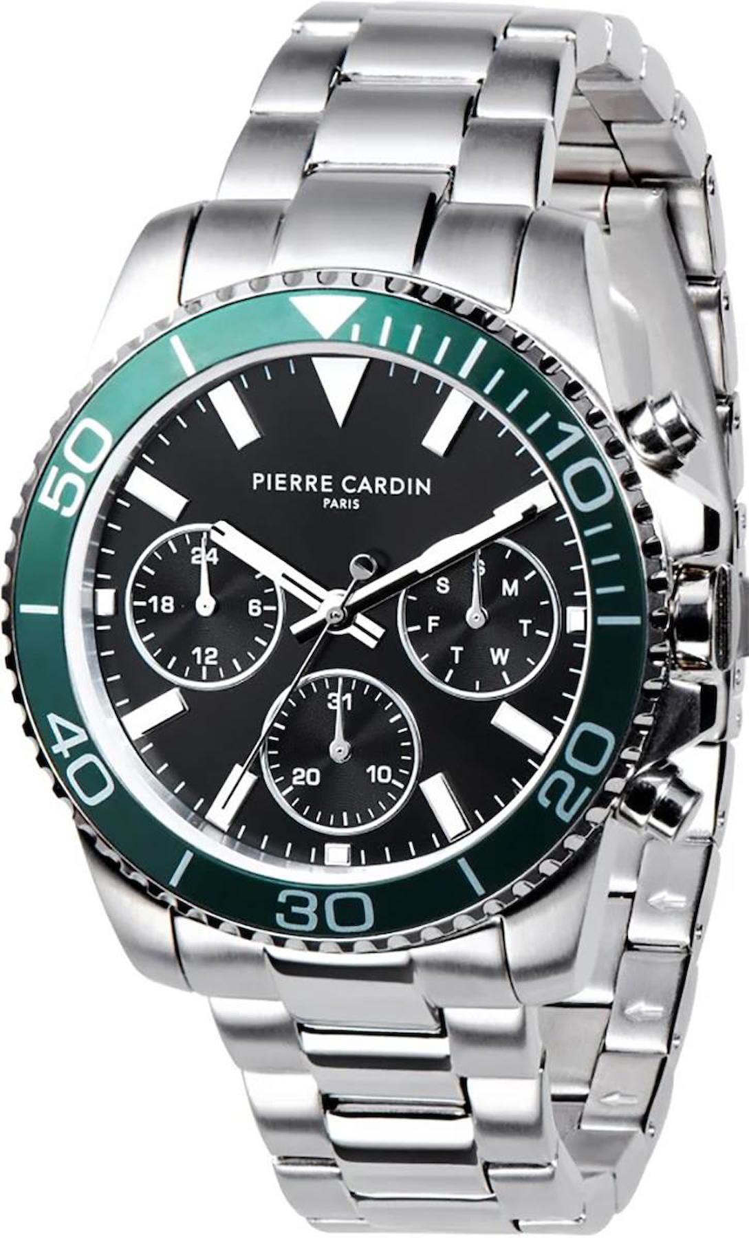 Pierre Cardin CNI.0006 Takvimli 40 mm Çelik Kordon Analog Erkek Kol Saati