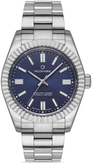 Pacomarine PM.22010.03 42 mm Çelik Kordon Analog Erkek Kol Saati