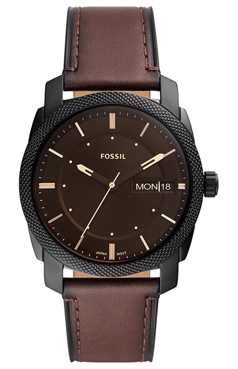 Fossil FFS5901 Takvimli 42 mm Kahverengi Deri Kordon Analog Erkek Kol Saati