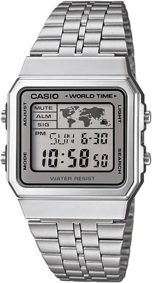 Casio A500WA-7DF Takvimli 34 mm Çelik Kordon Dijital Erkek Kol Saati