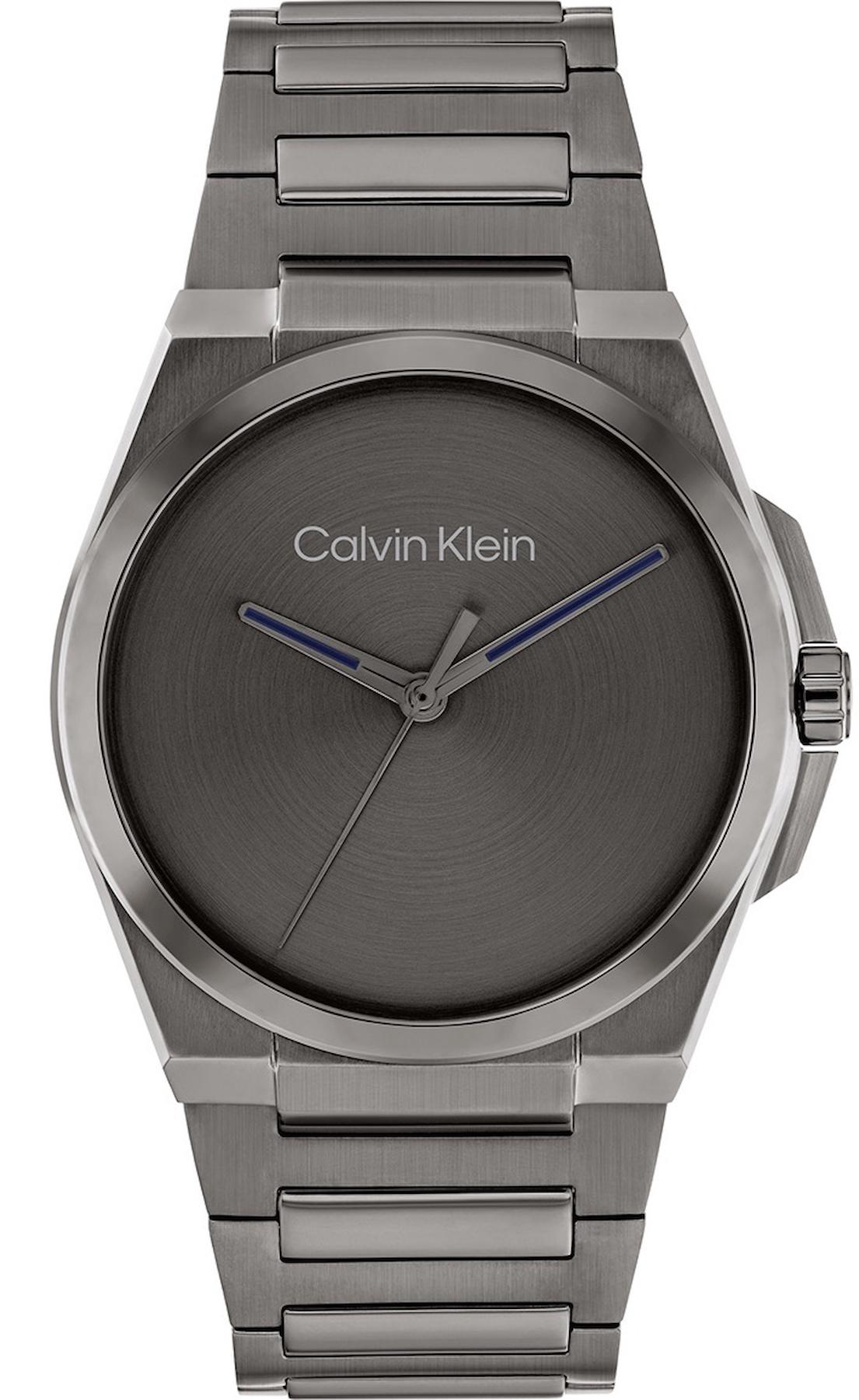 Calvin Klein CK25200458 41 mm Antrasit Çelik Kordon Analog Erkek Kol Saati