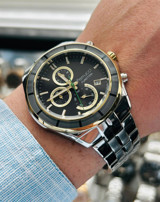 Ferrucci FC.13674FM.02 Takvimli 43 mm Çelik Kordon Analog Erkek Kol Saati