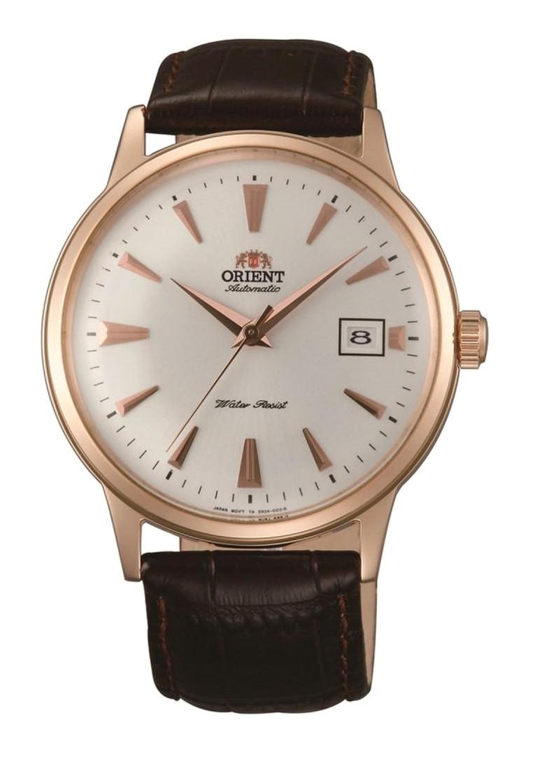 Orient FAC00002W0 Takvimli 41 mm Kahverengi Deri Kordon Analog Erkek Kol Saati