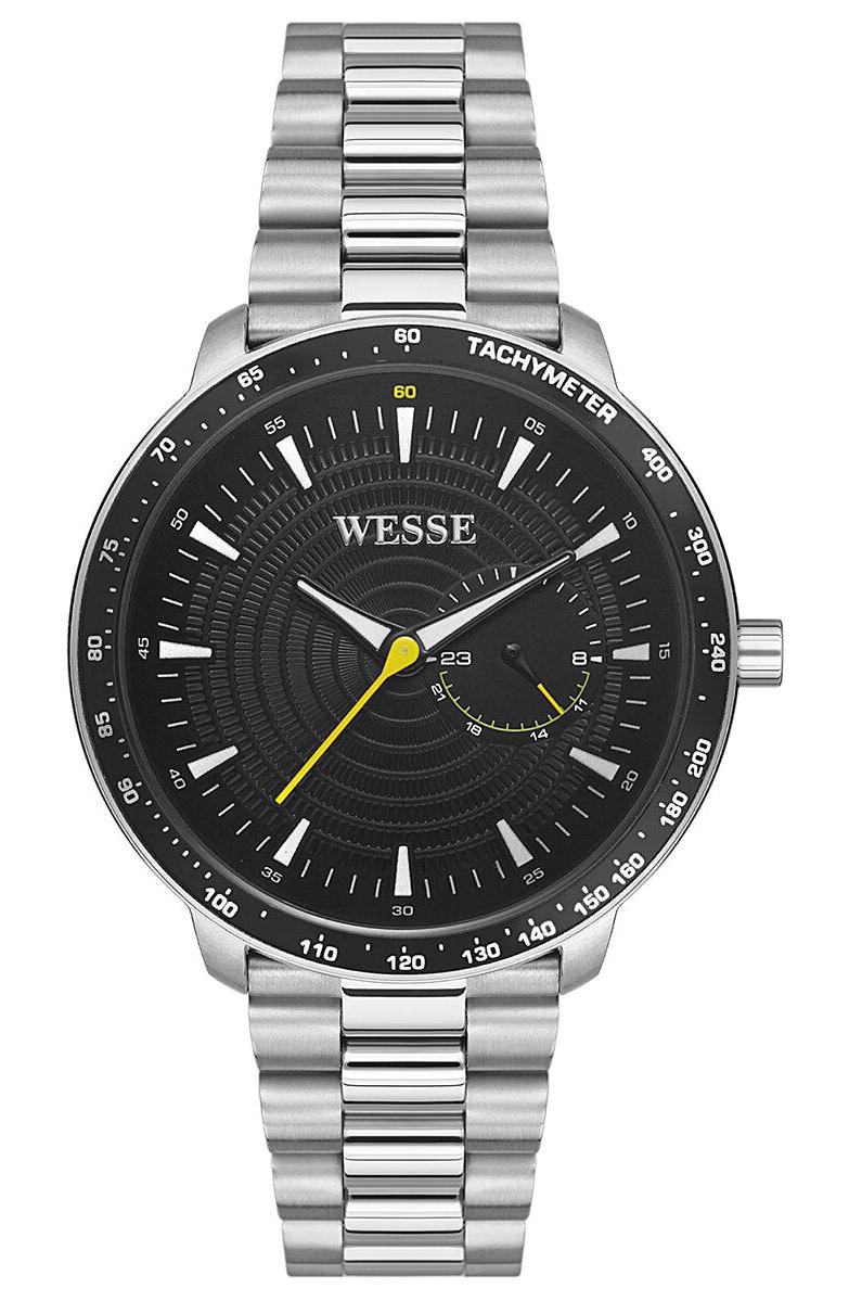 Wesse WWG207904 Pusulalı Takvimli 43 mm Çelik Kordon Analog Erkek Kol Saati