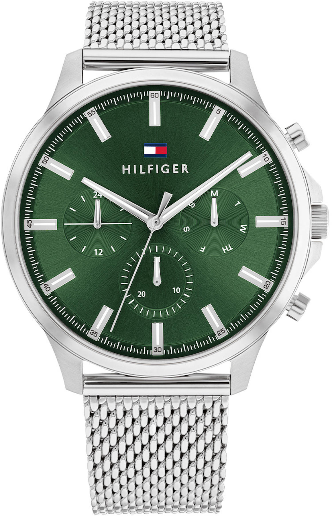 Tommy Hilfiger TH1710499 Takvimli 44 mm Çelik Kordon Analog Erkek Kol Saati