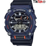 Casio GA-900-2ADR Takvimli 49.5 mm Lacivert Silikon Kordon Analog Erkek Kol Saati
