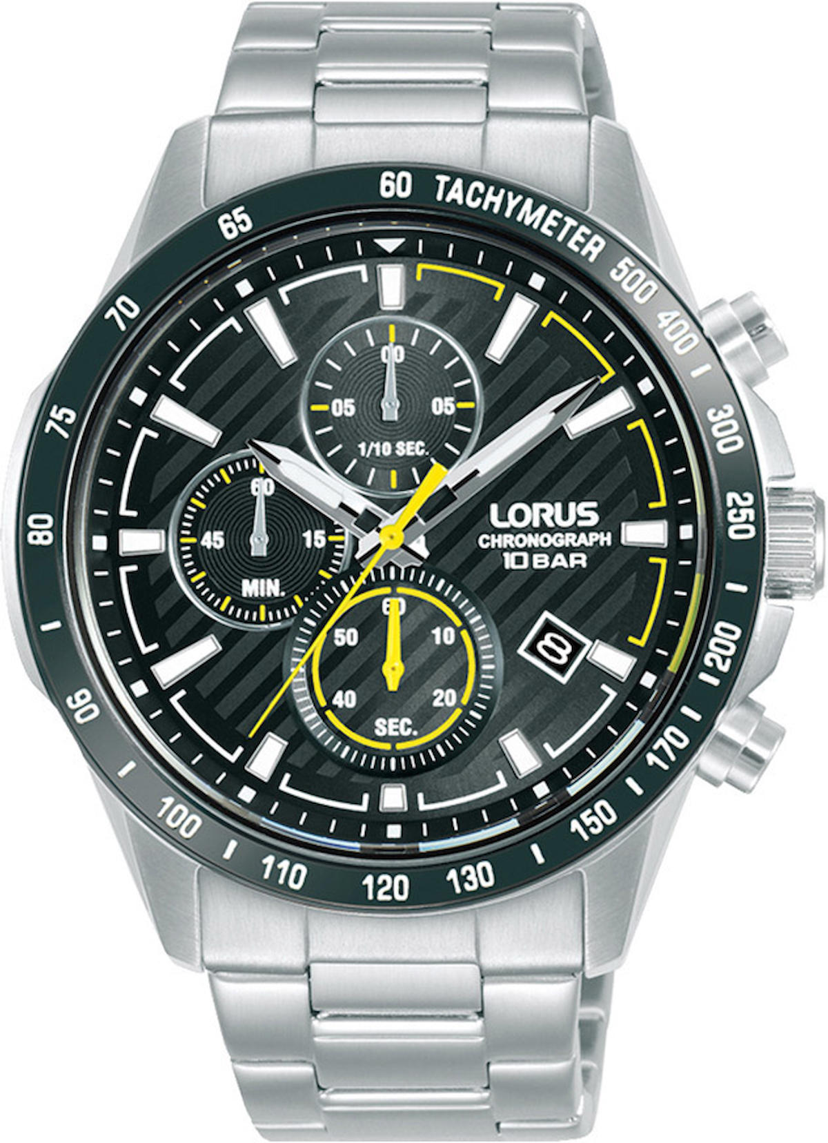 Lorus RM397HX9 Takvimli 43 mm Çelik Kordon Analog Erkek Kol Saati