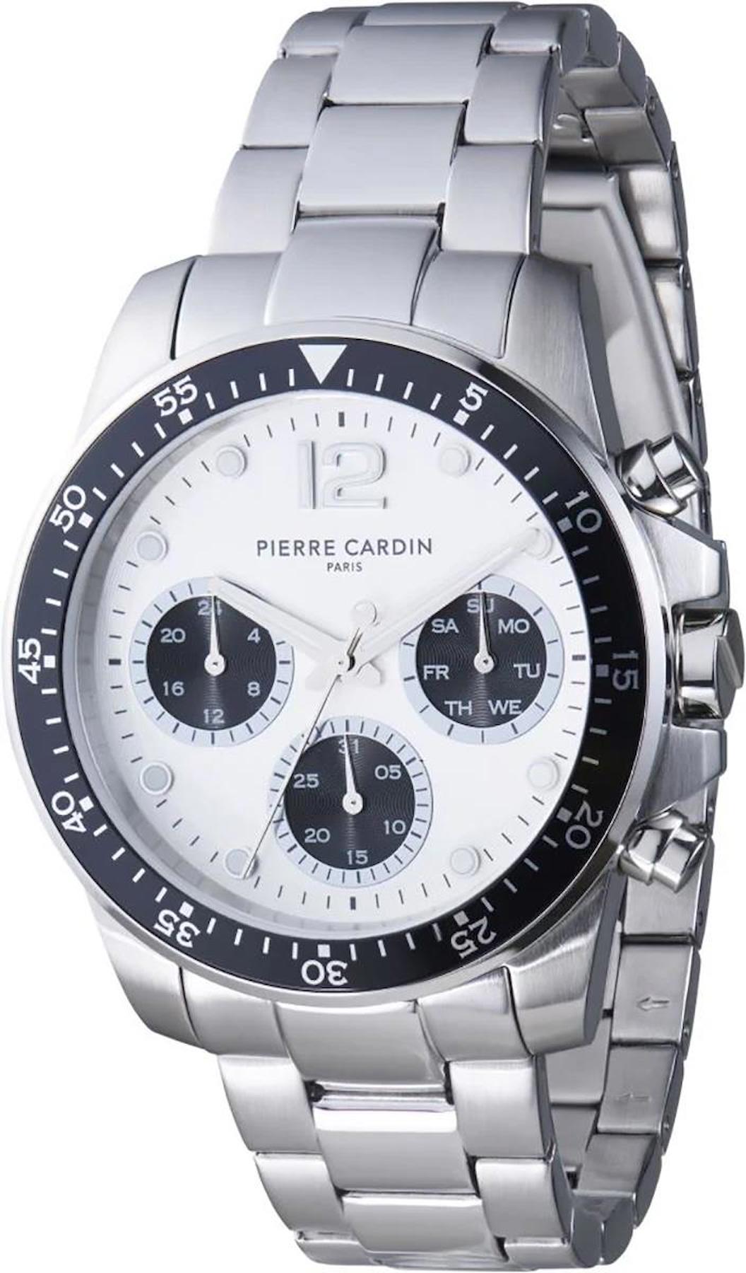 Pierre Cardin CNI.0013 Takvimli 40 mm Çelik Kordon Analog Erkek Kol Saati