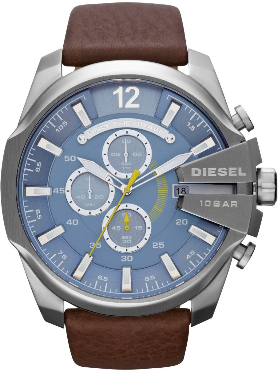 Diesel DZ4281 Takvimli 42 mm Kahverengi Deri Kordon Analog Kol Saati