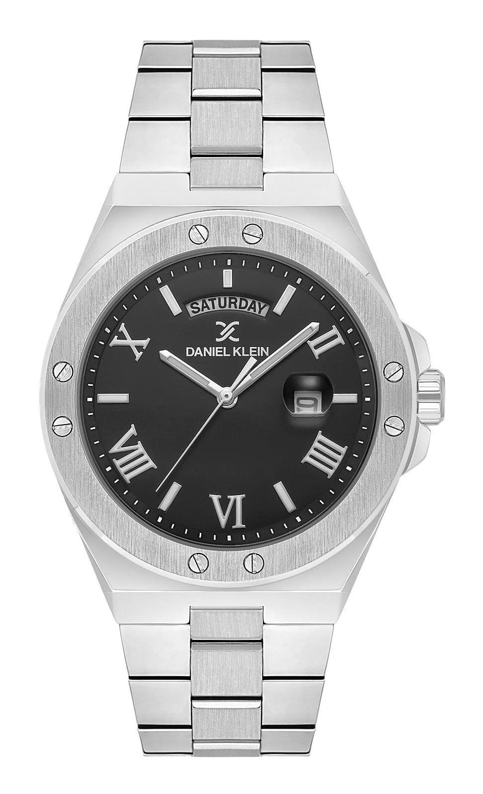 Daniel Klein DK.FT.1.394 Takvimli 42 mm Çelik Kordon Analog Erkek Kol Saati
