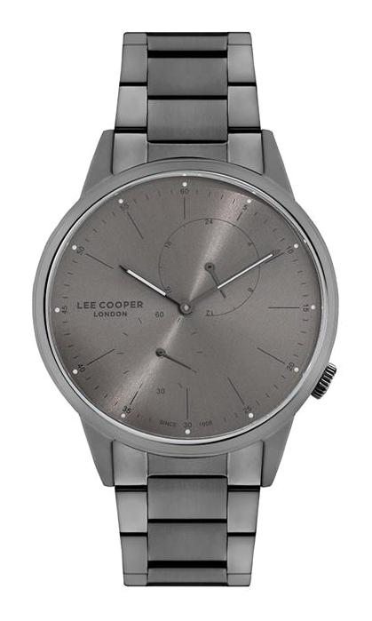 Lee Cooper LC07085.060 Takvimli 42 mm Çelik Kordon Analog Erkek Kol Saati