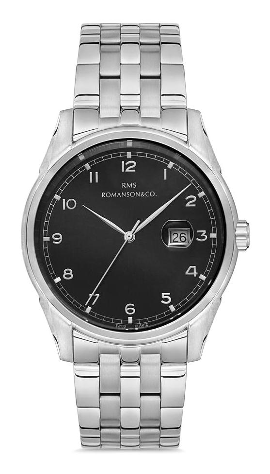 Romanson GR.1.AG1377.04 Takvimli 42 mm Çelik Kordon Analog Erkek Kol Saati