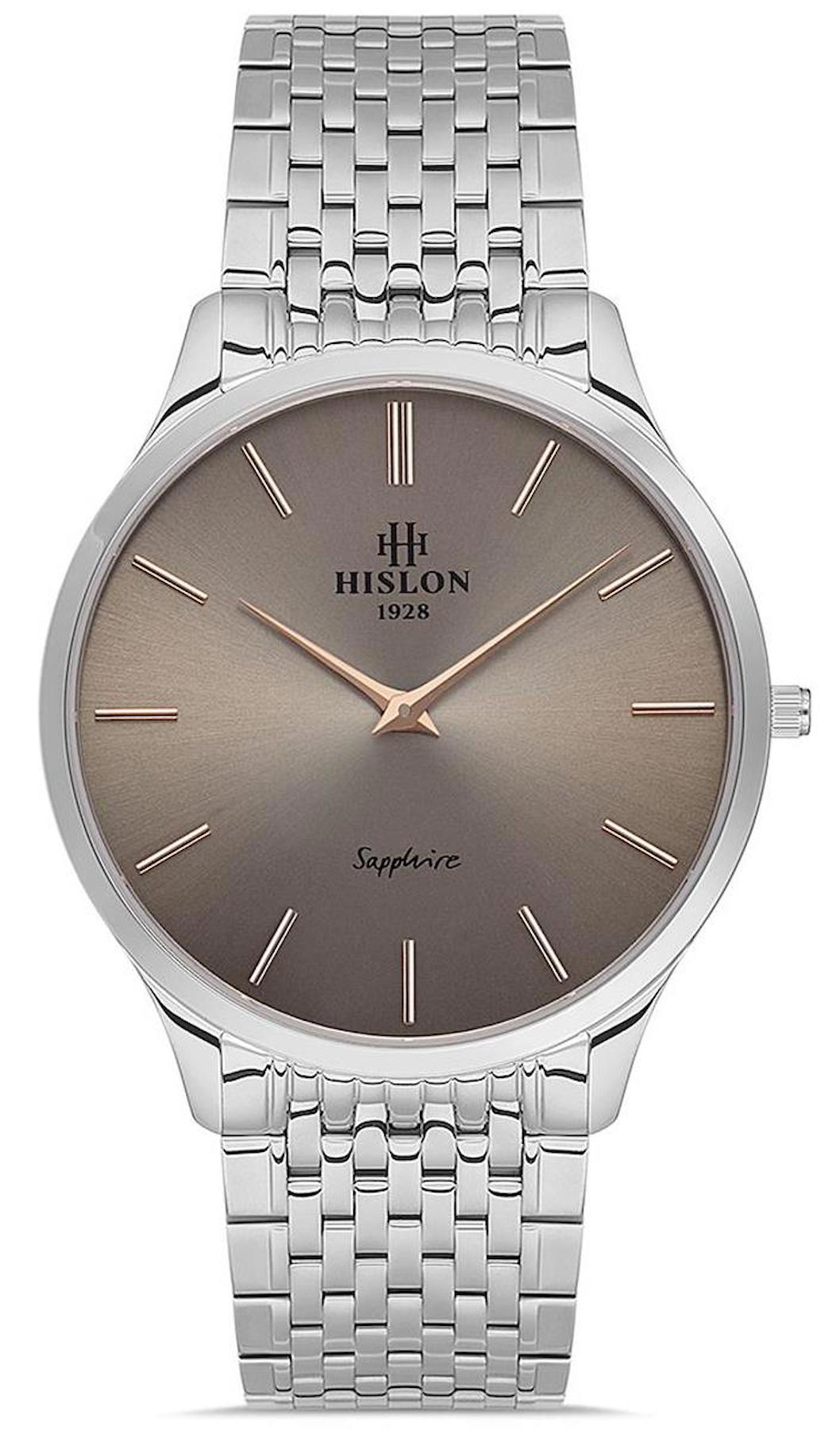 Hislon CL135S-05SR 40 mm Çelik Kordon Analog Erkek Kol Saati