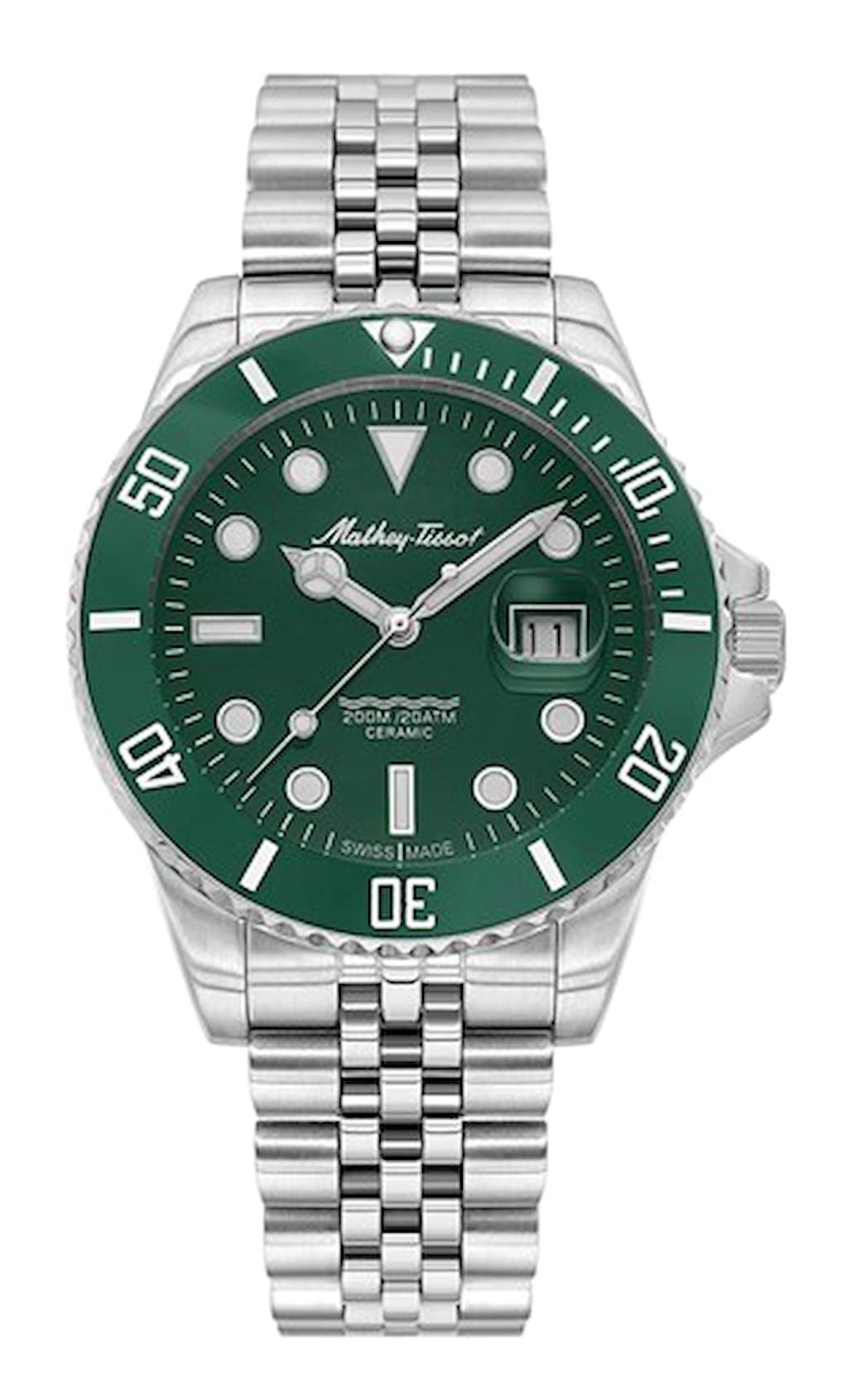 Mathey-Tissot H901CRAV Takvimli 42 mm Çelik Kordon Analog Kol Saati