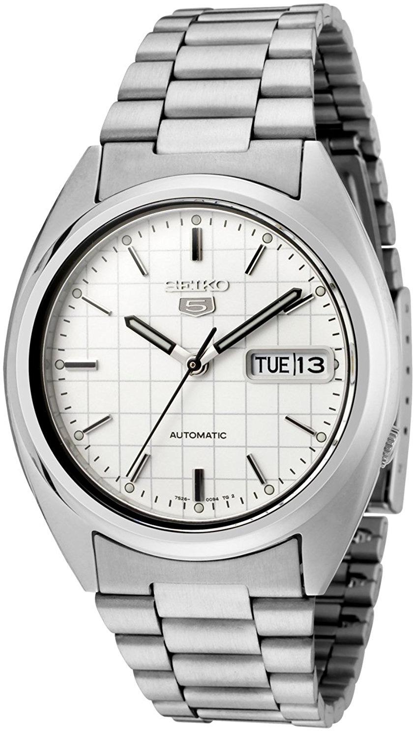Seiko SNXF05K Takvimli 37 mm Çelik Kordon Analog Kol Saati