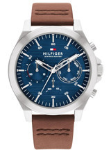 Tommy Hilfiger TH1710633 Takvimli 44 mm Kahverengi Deri Kordon Analog Erkek Kol Saati
