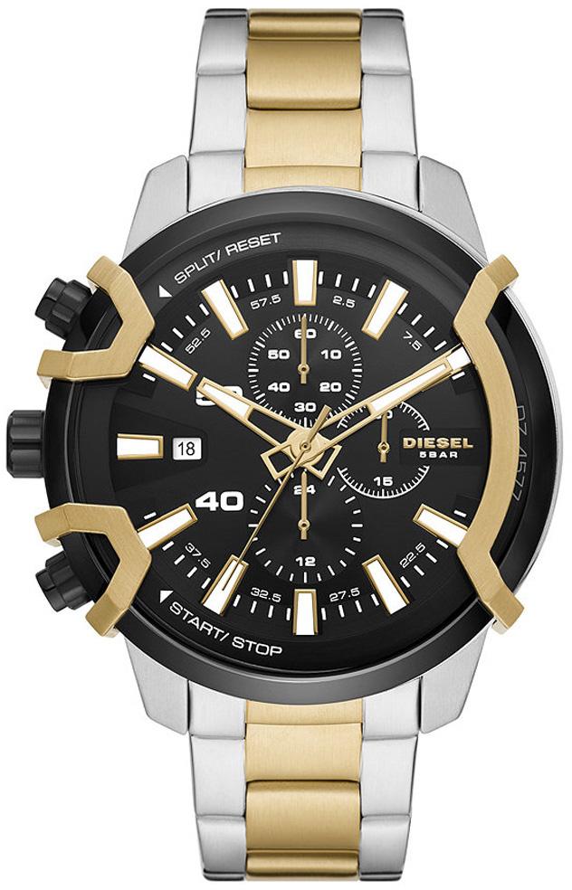 Diesel DZ4577 Takvimli 42 mm Altın-Çelik Kordon Analog Erkek Kol Saati