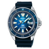 Seiko SRPJ93K Takvimli 44 mm Lacivert Silikon Kordon Analog Kol Saati