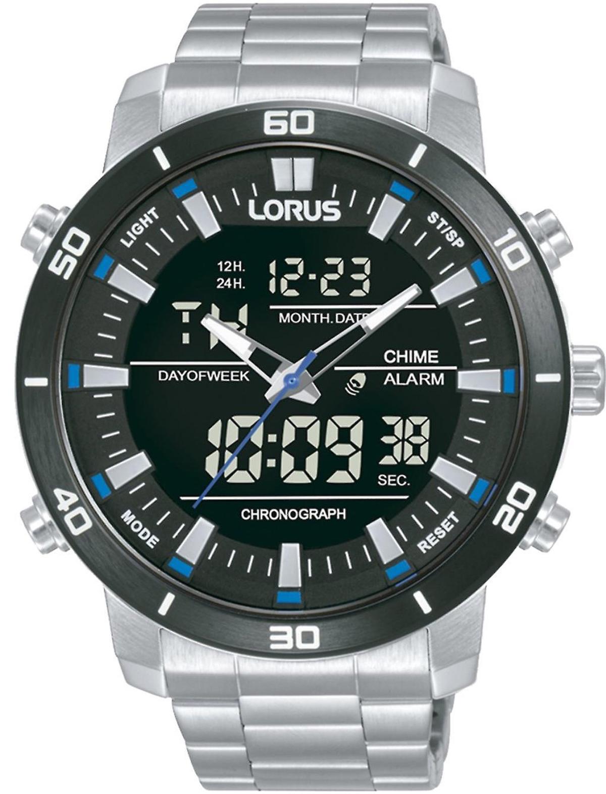 Lorus RW659AX9 Takvimli 46 mm Çelik Kordon Analog Erkek Kol Saati