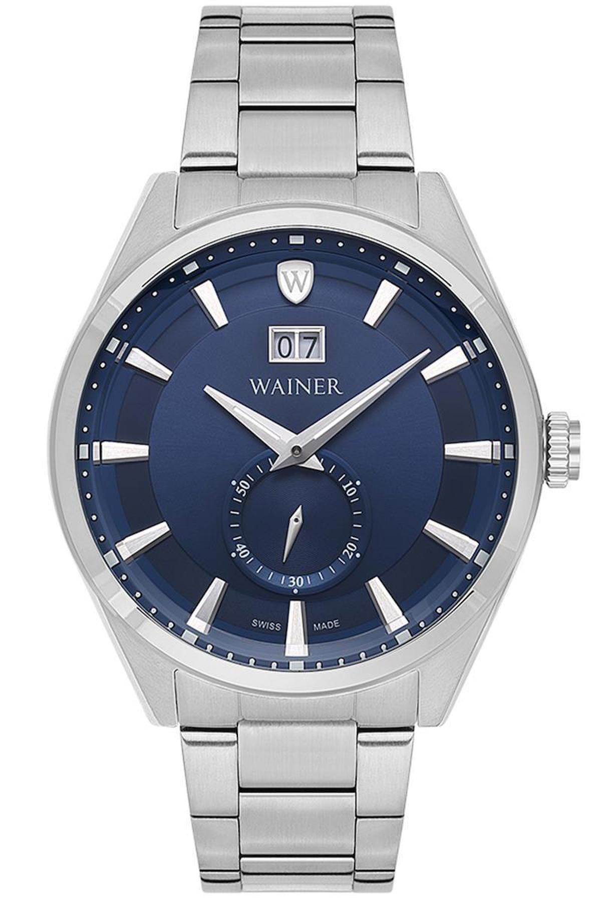 Wainer WA.17000-C Pusulalı 42 mm Çelik Kordon Analog Erkek Kol Saati