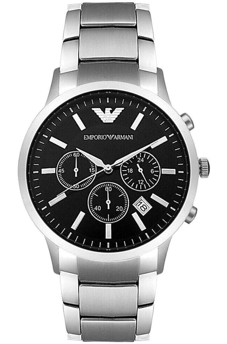 Emporio Armani AR2434 Takvimli 42 mm Çelik Kordon Analog Kol Saati