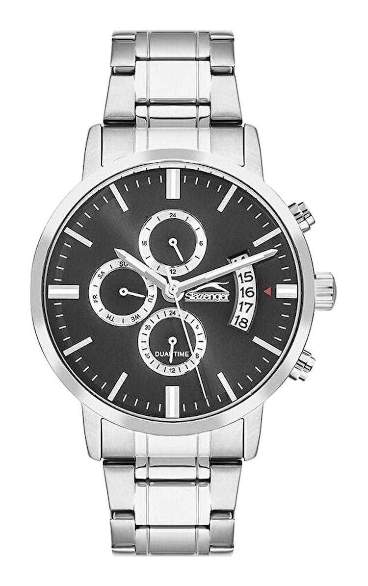Slazenger SL.09.2113.2.09 Takvimli 43 mm Çelik Kordon Analog Erkek Kol Saati