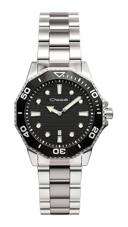Osse OSW10145 Takvimli 40 mm Çelik Kordon Analog Erkek Kol Saati