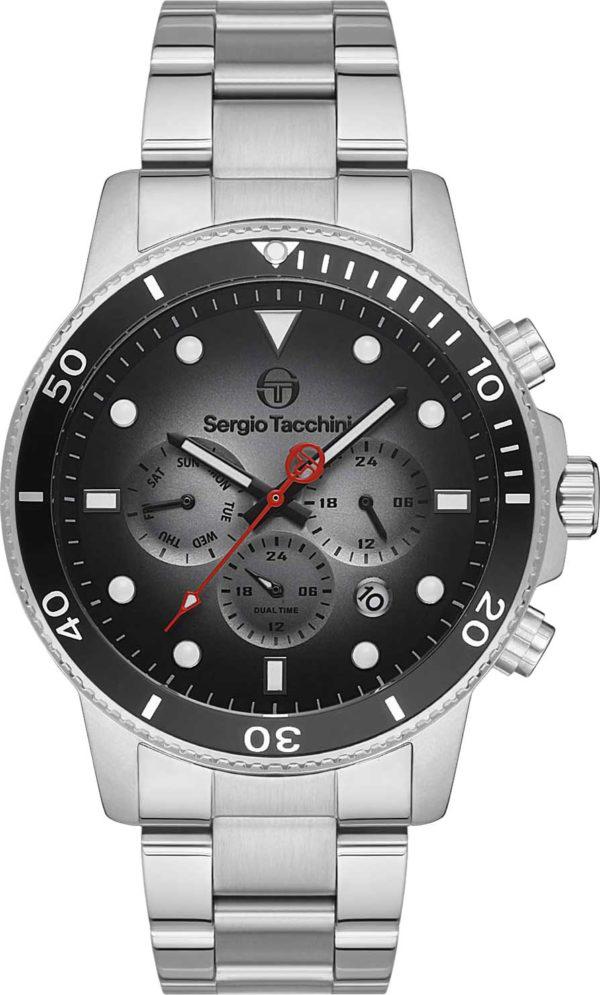 Sergio Tacchini ST.1.10193.1 Takvimli 42 mm Çelik Kordon Analog Erkek Kol Saati