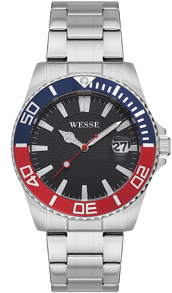 Wesse WWG207105 Takvimli 42 mm Çelik Kordon Analog Erkek Kol Saati