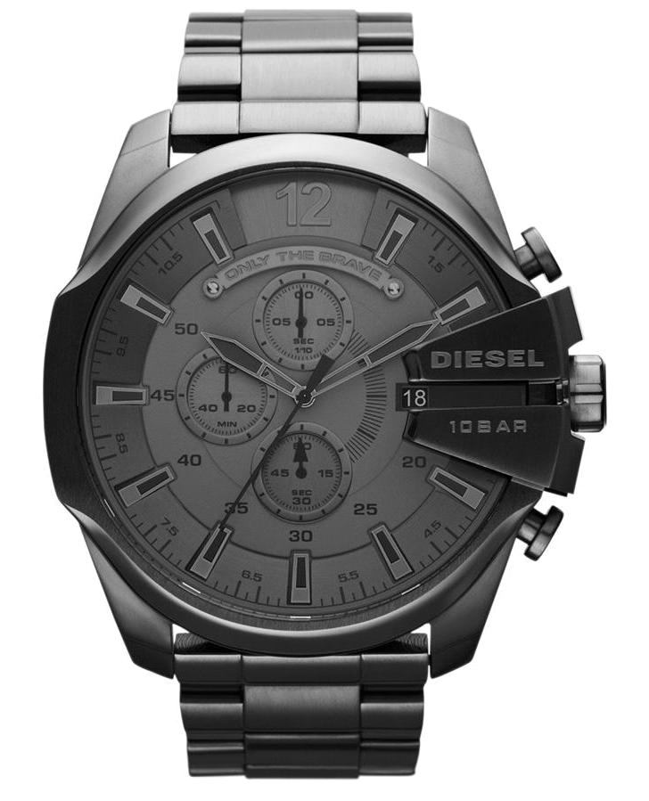 Diesel DZ4282 Takvimli 42 mm Siyah Çelik Kordon Analog Erkek Kol Saati
