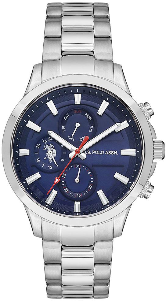 U.S. Polo Assn USPA1035-02 Takvimli 45 mm Çelik Kordon Analog Erkek Kol Saati
