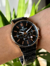Daniel Klein DK.FT.1.408 Takvimli 42 mm Siyah Çelik Kordon Analog Erkek Kol Saati