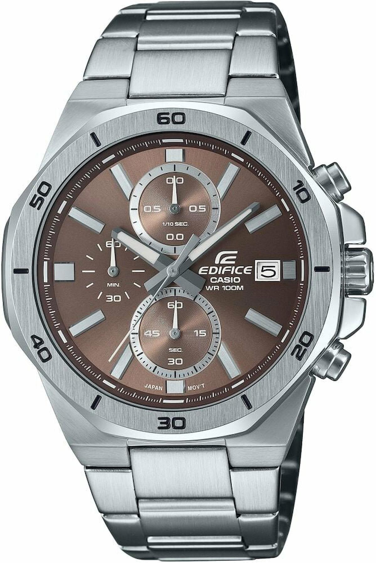 Casio EFV-640D-5AVUDF Takvimli 44 mm Çelik Kordon Analog Erkek Kol Saati