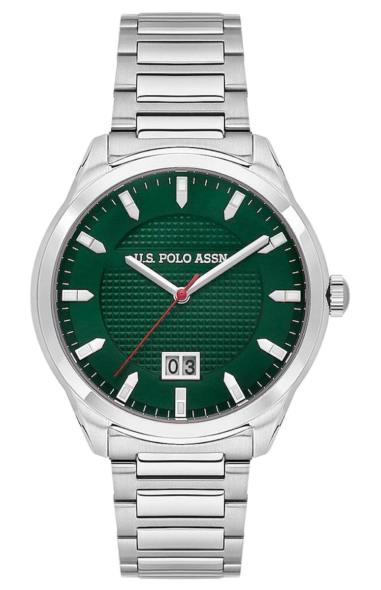 U.S. Polo Assn USPA1087-06 Takvimli 42 mm Çelik Kordon Analog Erkek Kol Saati
