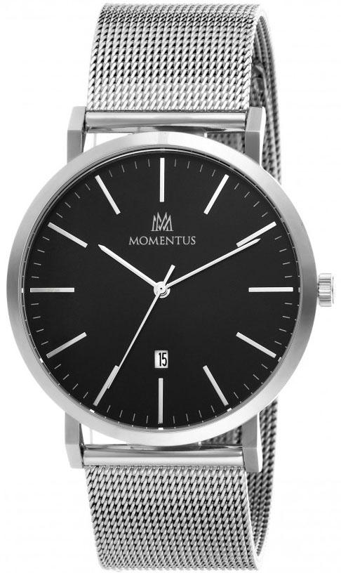 Momentus KC251S-04SS Takvimli 44 mm Çelik Kordon Analog Kol Saati