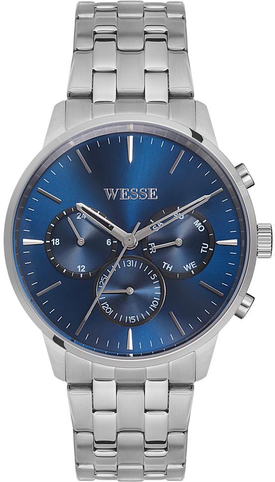 Wesse WWG205603 Pusulalı Takvimli 43 mm Çelik Kordon Analog Erkek Kol Saati