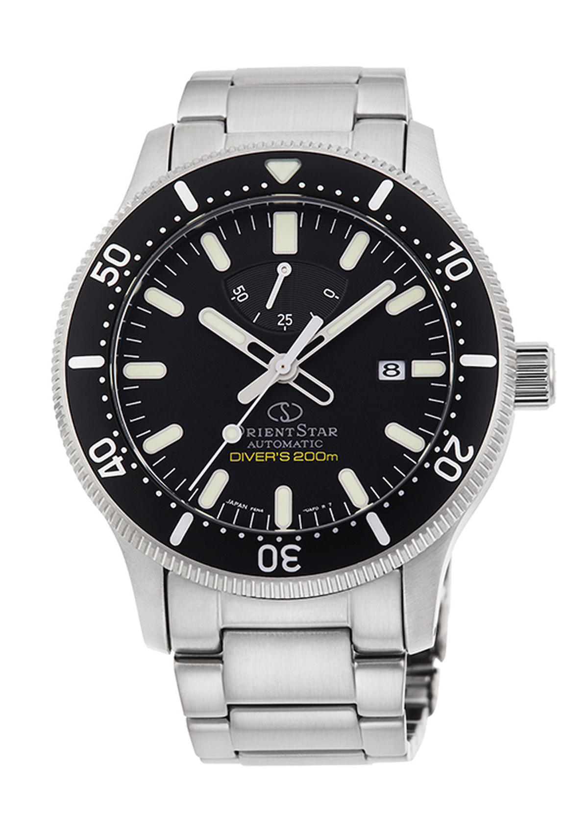 Orient RE-AU0301B00B Takvimli 44 mm Çelik Kordon Analog Erkek Kol Saati