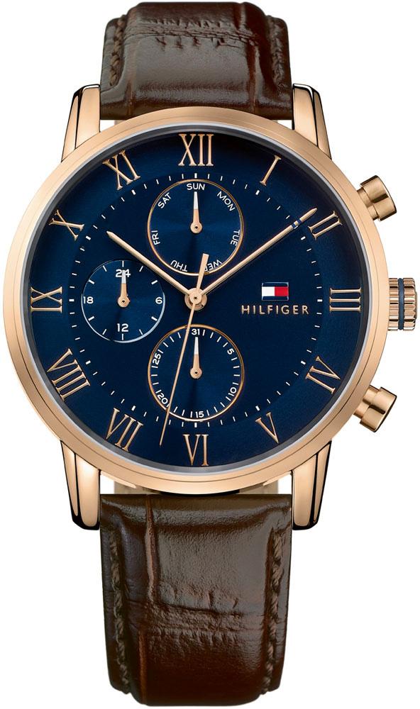 Tommy Hilfiger TH1791399 Takvimli 42 mm Kahverengi Deri Kordon Analog Kol Saati