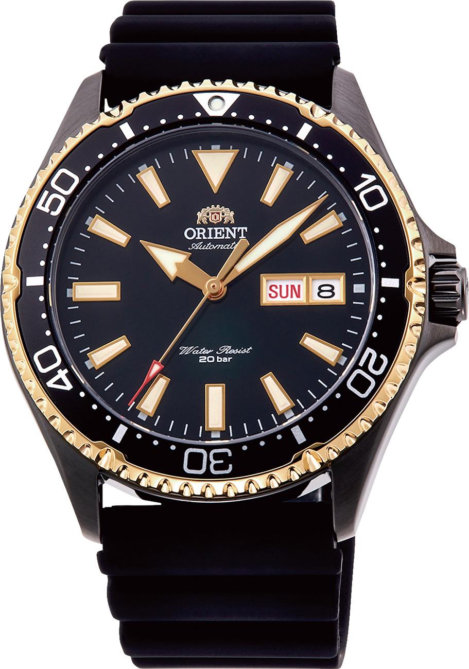 Orient RA-AA0005B19B Takvimli 42 mm Siyah Silikon Kordon Analog Kol Saati