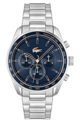 Lacoste LAC2011380 Takvimli 42 mm Çelik Kordon Analog Erkek Kol Saati