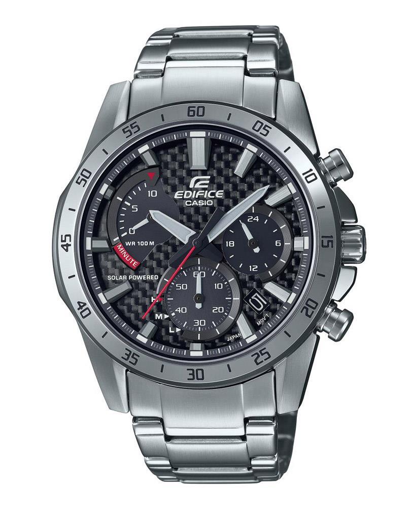 Casio EQS-930D-1AVUDF Takvimli 45 mm Çelik Kordon Analog Erkek Kol Saati