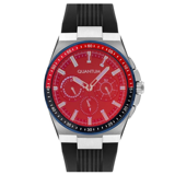 Quantum HNG963.351 Takvimli 43 mm Siyah Silikon Kordon Analog Erkek Kol Saati