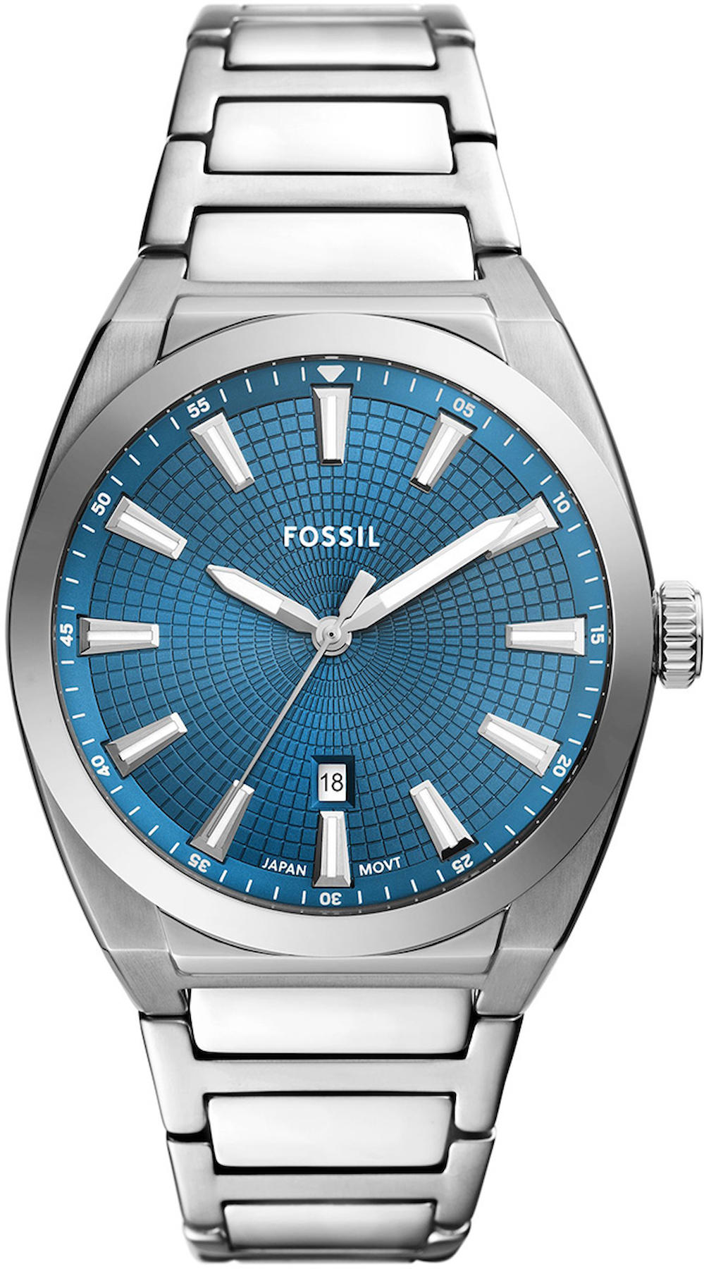 Fossil FFS6054 Takvimli 42 mm Çelik Kordon Analog Erkek Kol Saati